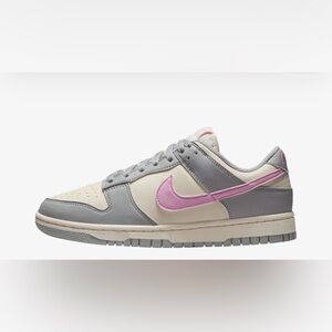 Nike Dunk Low Next Nature Light Smoke Grey Pink Rise Women - DD1873-002 Size 7.5